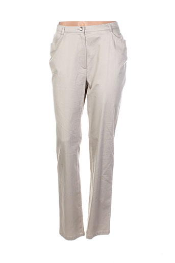 weinberg pantalons femme de couleur beige