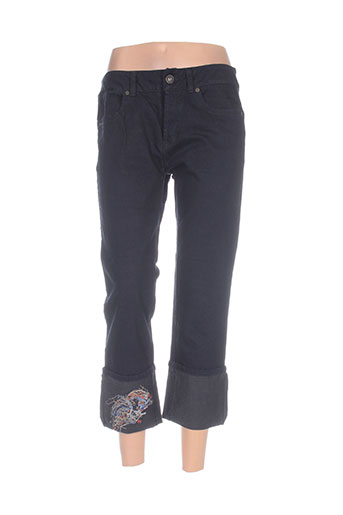 mybo pantacourts femme de couleur noir