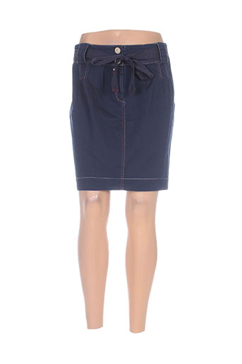mybo jupes femme de couleur bleu