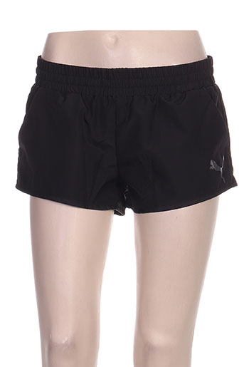 puma shorts / bermudas femme de couleur noir