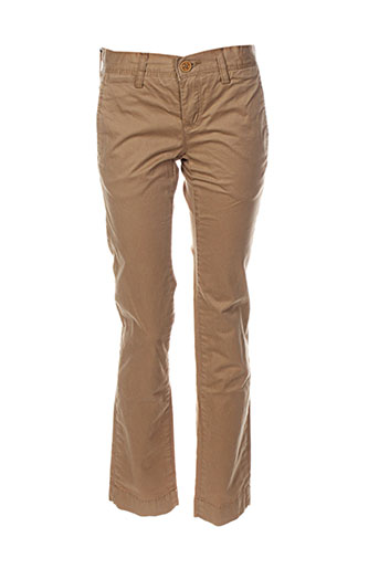teddy smith pantalons garçon de couleur marron