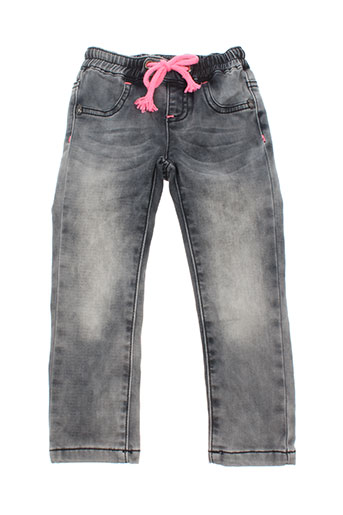 3 pommes pantalons fille de couleur gris