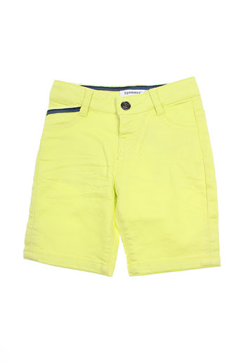 3 pommes shorts / bermudas garçon de couleur vert