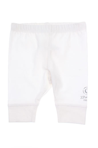 3 pommes pantalons fille de couleur blanc