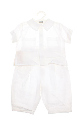 minuzzoli ensembles garçon de couleur blanc