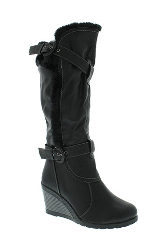 l'emotion chaussures femme de couleur noir