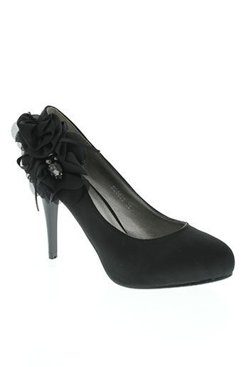 exquily chaussures femme de couleur noir