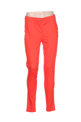 les filles de neaux pantalons femme de couleur orange