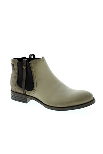 coco et abricot chaussures femme de couleur gris