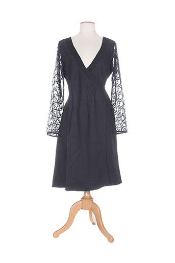 nid d'abeille robes femme de couleur noir