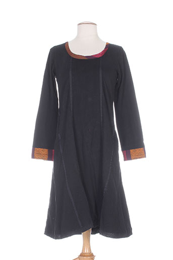 nid d'abeille robes femme de couleur noir