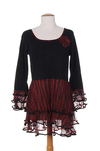 nid d'abeille robes femme de couleur noir