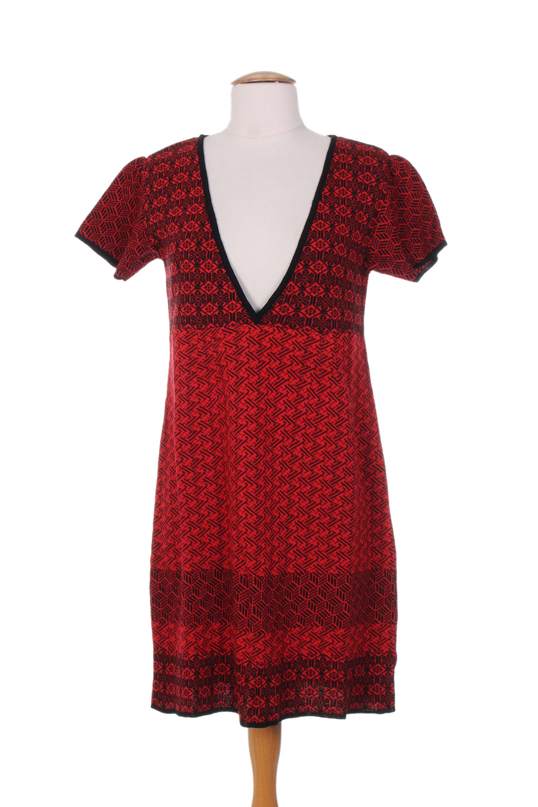 Nid D Abeille Robes Pulls Femme De Couleur Rouge En Soldes ...