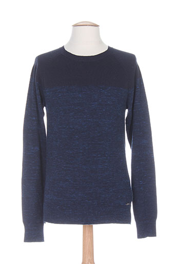 guess pulls homme de couleur bleu