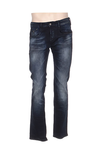 guess jeans homme de couleur bleu