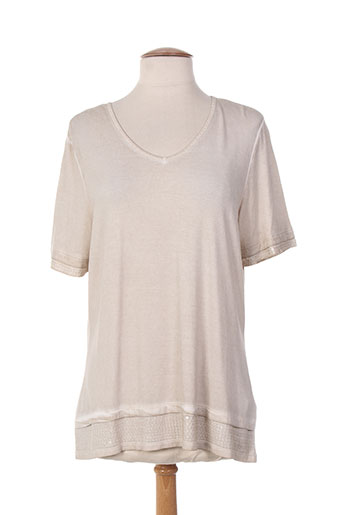 lebek t-shirts / tops femme de couleur beige