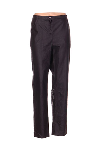 jean delfin pantalons femme de couleur noir