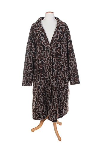 masai manteaux femme de couleur marron