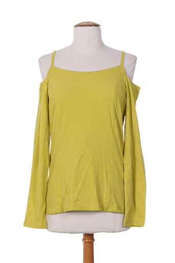 lauren vidal t-shirts femme de couleur vert
