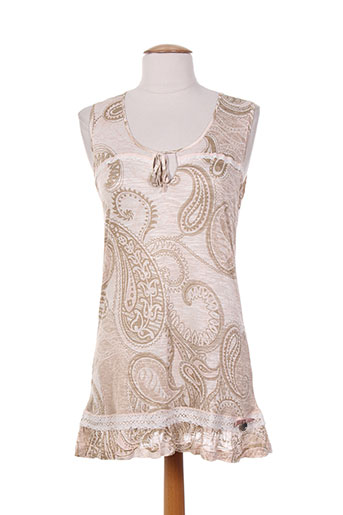 viriato tuniques femme de couleur beige