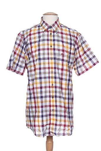 jean chatel chemises homme de couleur rouge