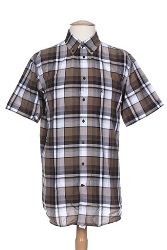 jean chatel chemises homme de couleur marron