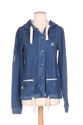 jn-joy vestes femme de couleur bleu