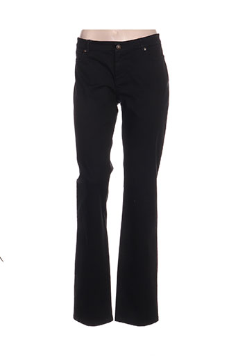maxmara pantalons femme de couleur noir