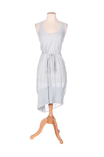 lauren vidal robes femme de couleur bleu
