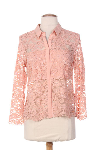 jus d'orange chemises femme de couleur rose