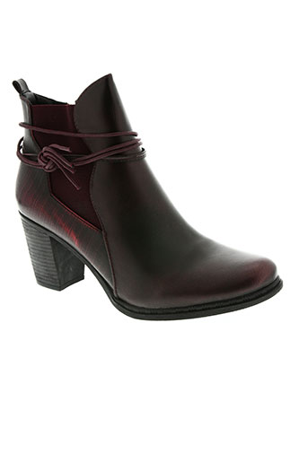 delires de fille chaussures femme de couleur rouge