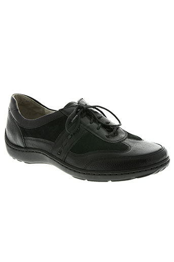 waldläufer chaussures femme de couleur noir