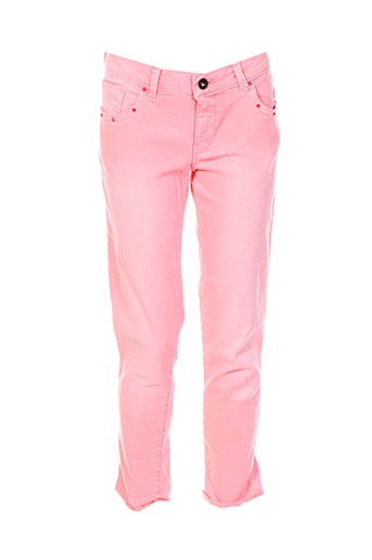 guess pantalons fille de couleur rose