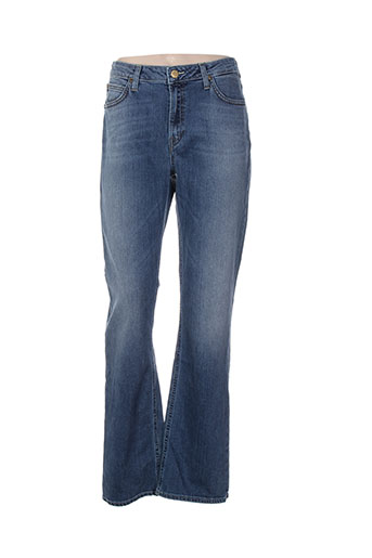 lee jeans femme de couleur bleu