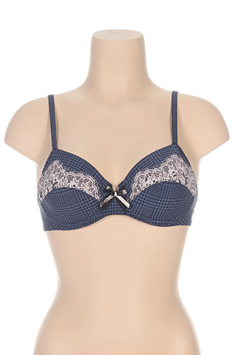 antigel lingerie femme de couleur bleu
