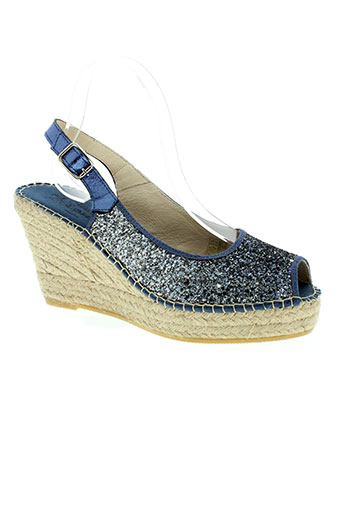 la maison de l'espadrille chaussures femme de couleur bleu