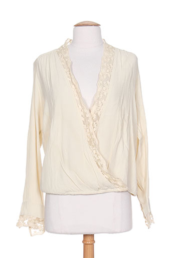 charlie joe chemises femme de couleur beige
