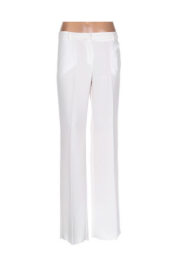 i blues pantalons femme de couleur blanc
