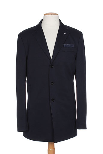 blue industry vestes homme de couleur bleu