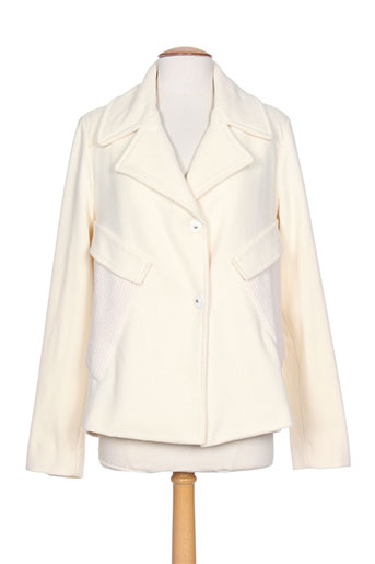 crea concept manteaux femme de couleur blanc