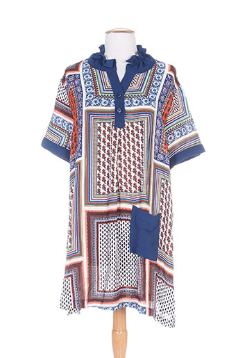 pomme rouge robes femme de couleur bleu