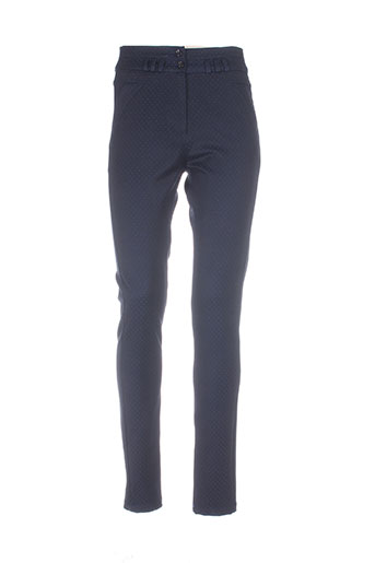 griffon pantalons femme de couleur bleu