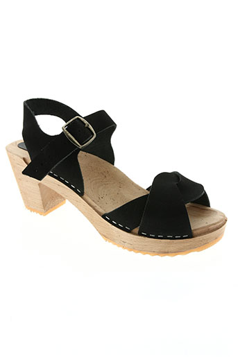 l'atelier scandinave chaussures femme de couleur noir