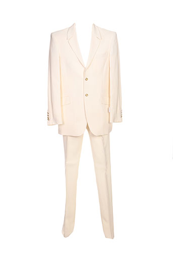 enzo création ensemble homme de couleur beige