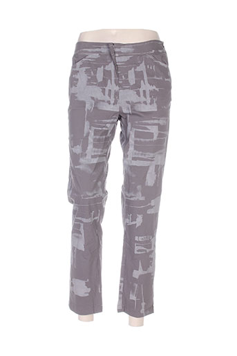 double jeu pantacourts femme de couleur gris