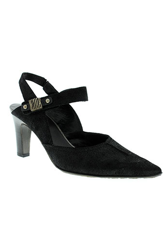 france mode chaussures femme de couleur noir