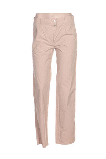 victoire pantalons femme de couleur beige