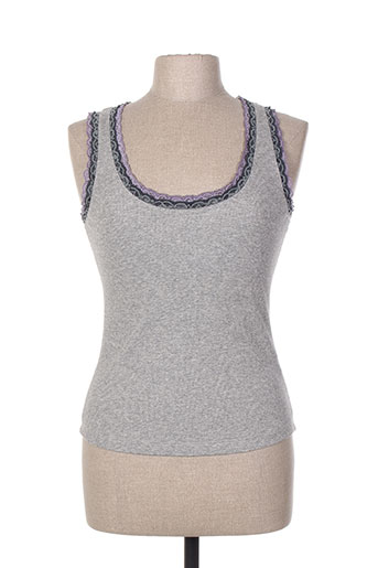 evalinka t-shirts femme de couleur gris