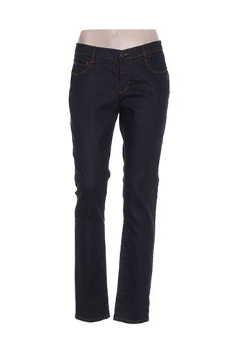 new man jeans femme de couleur bleu