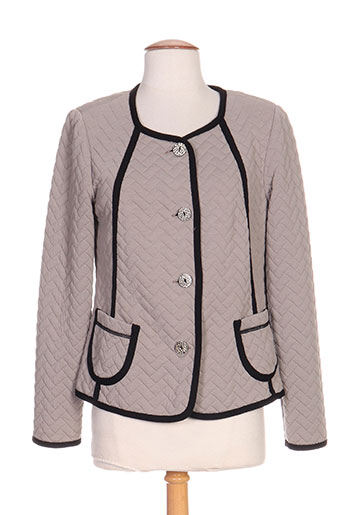 telmail vestes femme de couleur gris